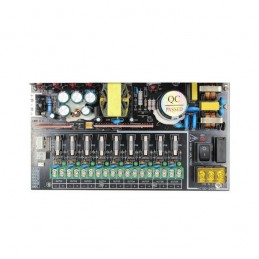 Strong Euro PowerSursa alimentare CCTV 12V 8A 9 iesiri cu backup STR1208-09CB