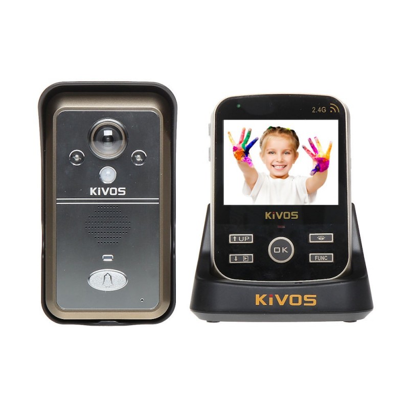 KivosVideointerfon wireless KIVOS KDB301 cu senzor de prezenta KivosVideointerfon wireless KIVOS KDB301 cu senzor de prezenta