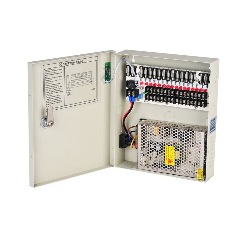 AndGoodSursa alimentare 12V / 10A cu 16 iesiri