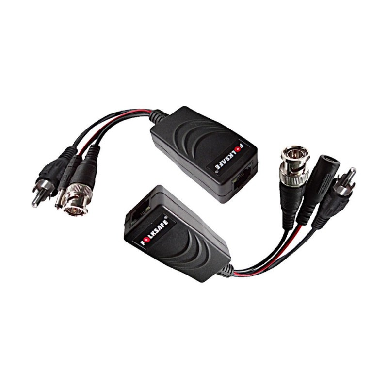 FolksafeFolksafe Video balun Pasiv cu alimentare si audio HD - AHD, HDCVI, HDTVI FS-HD4301VPA