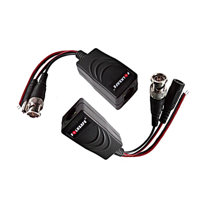 FolksafeFolksafe Video balun Pasiv cu alimentare si transmitere de date HD - AHD, HDCVI, HDTVI FS-HD4301VPD