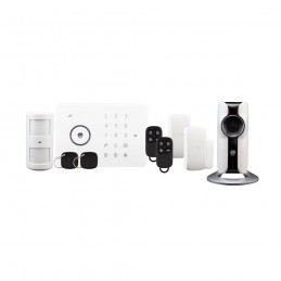 Sisteme de alarma Chuango Kit G5 sistem de alarma wireless GSM/SMS/RFID si Camera IP Wireless 720P IP116 Chuango