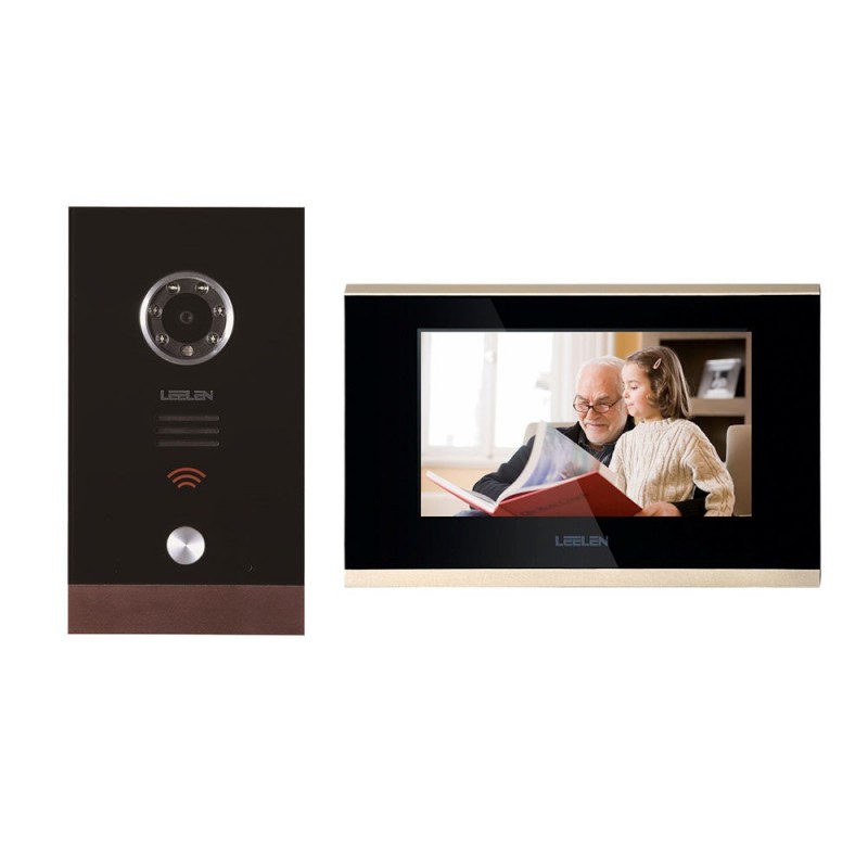 LeelenVideointerfon IP LEELEN V32 Ultra-subtire 7” cititor de card