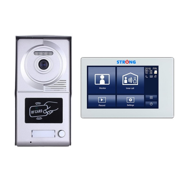 Strong Euro PowerVIDEOINTERFON IP CU CITITOR DE CARD 7" STRONG-1