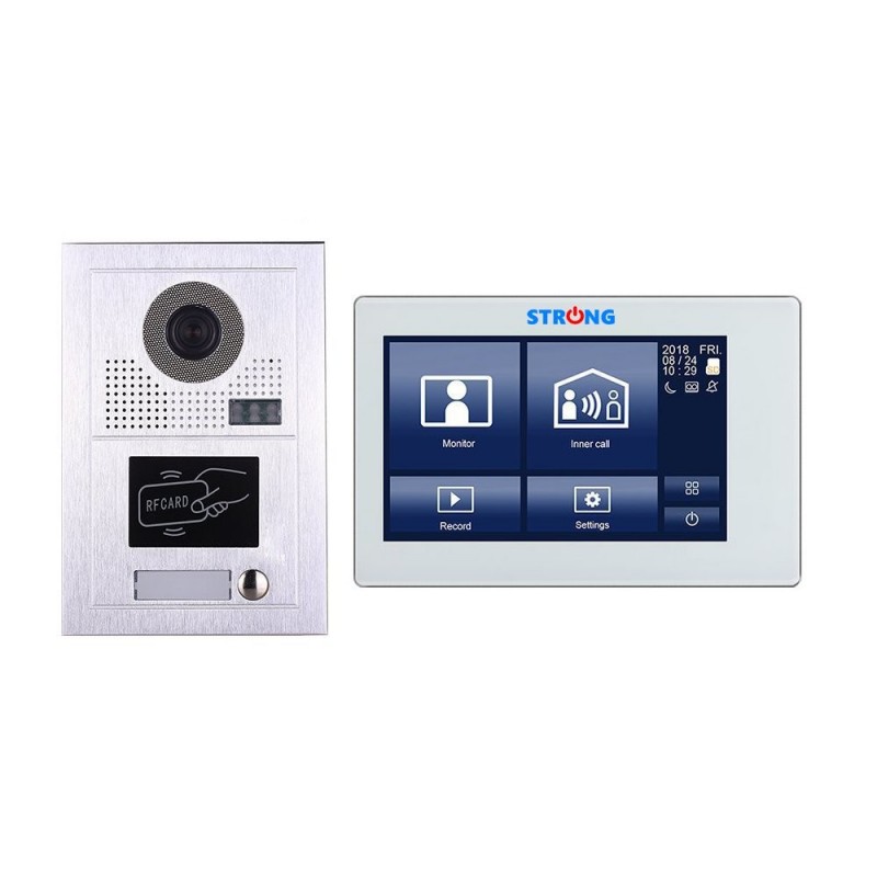 Strong Euro PowerVIDEOINTERFON IP CU CITITOR DE CARD 7" STRONG-12