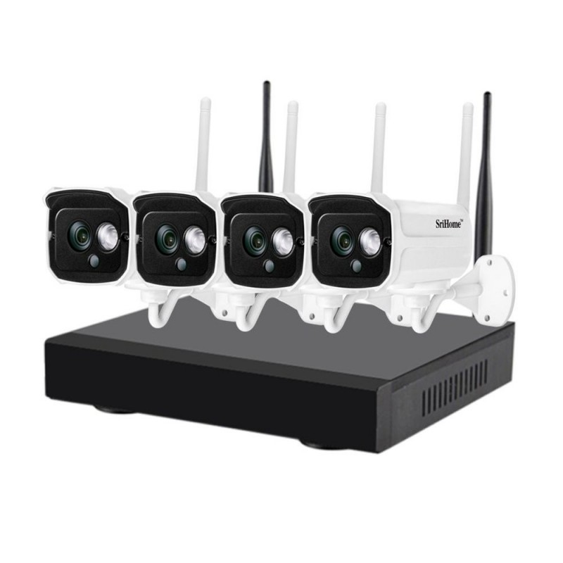 SricamSISTEM SUPRAVEGHERE VIDEO IP WIRELESS NVR 4 CAMERE SH024 SRICAM NVS001