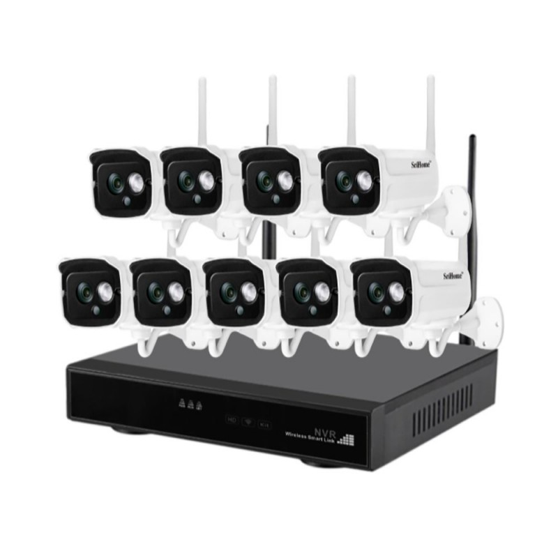 SricamSISTEM SUPRAVEGHERE VIDEO IP WIRELESS NVR 9 CAMERE SH024 SRICAM NVS002