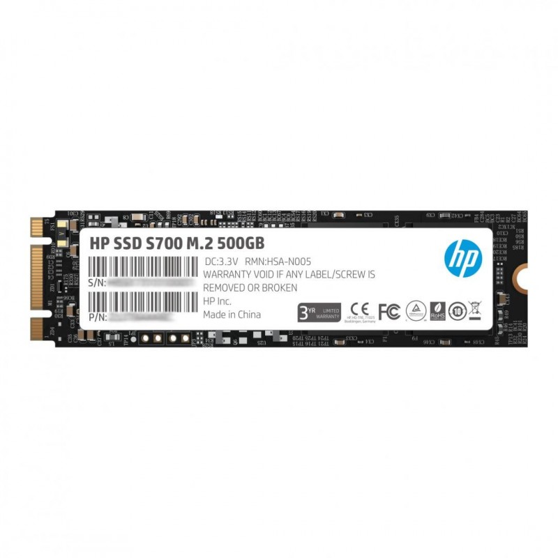 Hard Disk SSD HP SSD 500GB M.2 2280 SATA S700 HP Hard Disk SSD HP SSD 500GB M.2 2280 SATA S700 HP