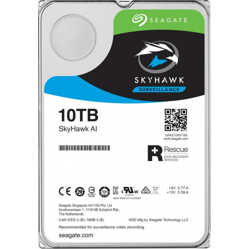 SeagateSG HDD 3.5 10TB SATA ST10000VE0008