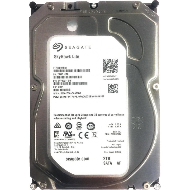 SeagateSG HDD 3.5 2TB SATA ST2000VX007