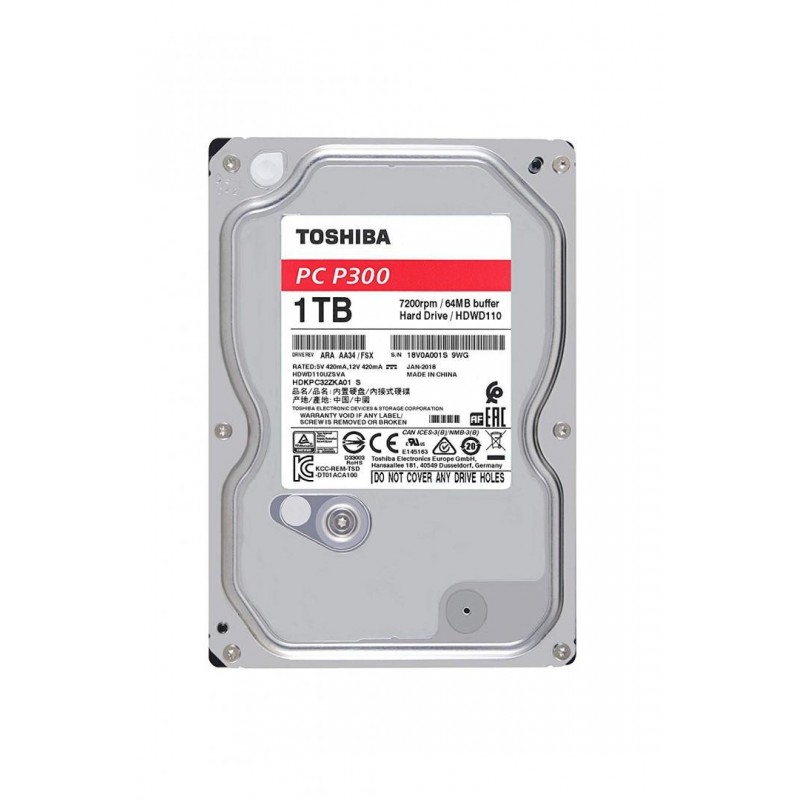 TOSHIBATS HDD 3.5 1TB SATA P300