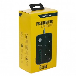 Prelungitoare PRELUNGITOR CU PROTECTIE SRX PS36B SERIOUX