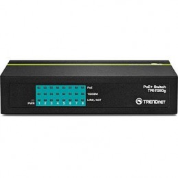 Switch TD 8-PORT GB GREENNET POE+ SWITCH, TG80G TRENDNET