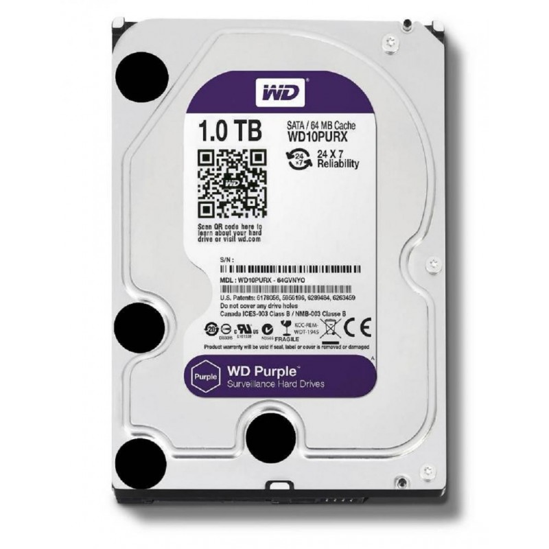 WDWD HDD3.5 1TB SATA WD10PURZ