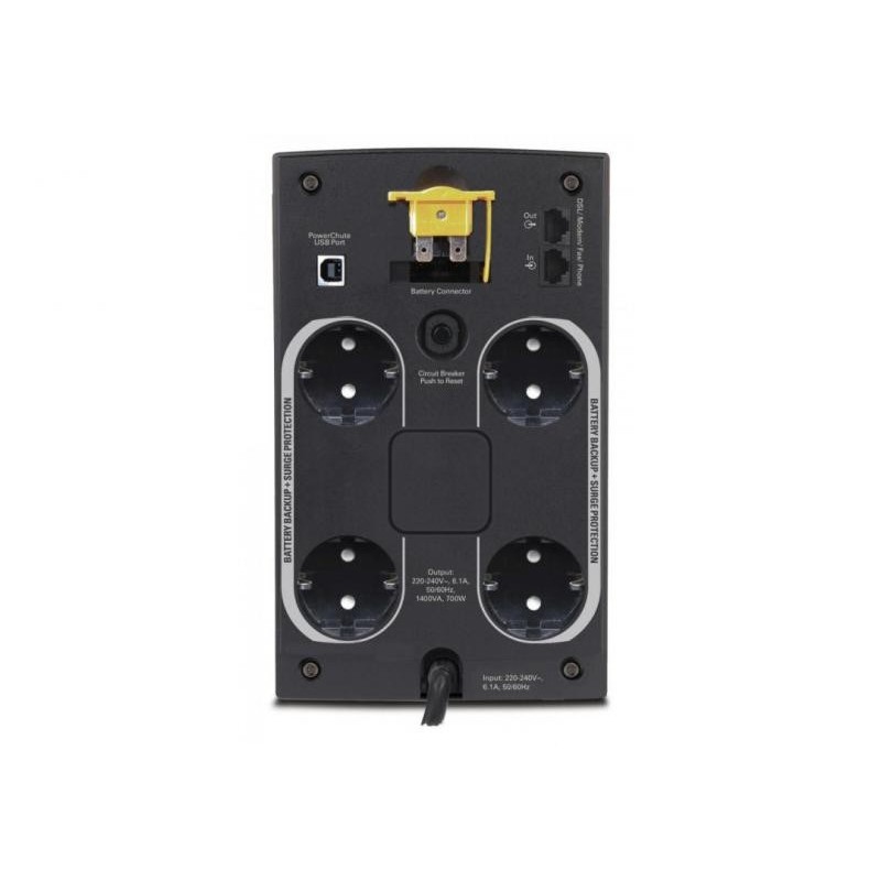 APCAPC BACK-UPS 1400VA AVR SCHUKO