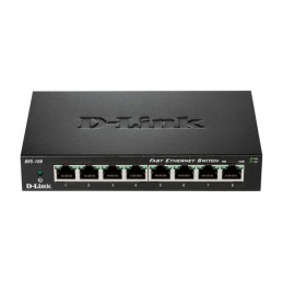 Switch DLINK SW 8P-FE UNMNGD DESK METAL D-LINK