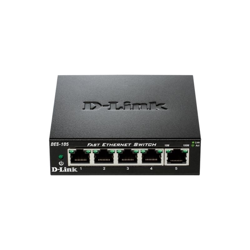 D-LINKDLINK SW 5P-FE UNMNGD DESK METAL