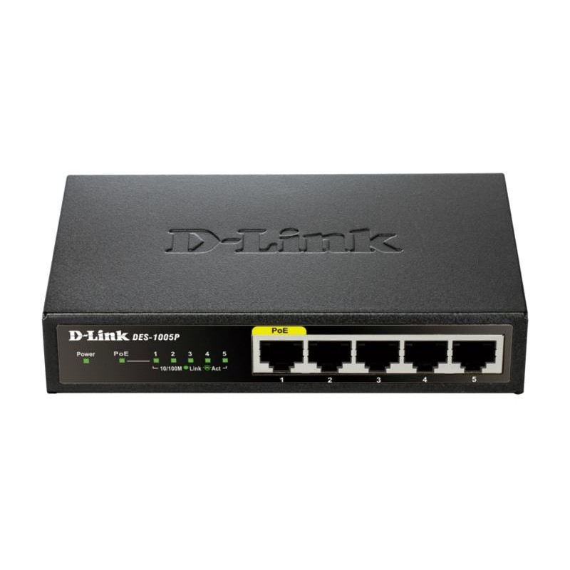 D-LINKDLINK SW 5P-FE 1P-POE UNMNGD DESK