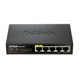 D-LINKDLINK SW 5P-FE 1P-POE UNMNGD DESK