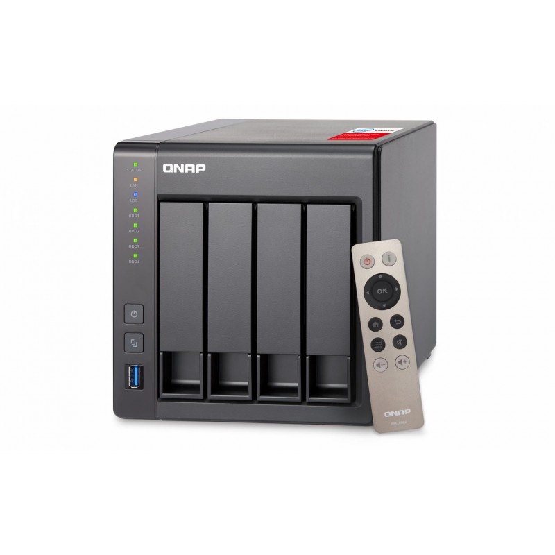QNAPQNAP NAS 4BAY TWR J1900 2.0GHZ 2GB 2LAN