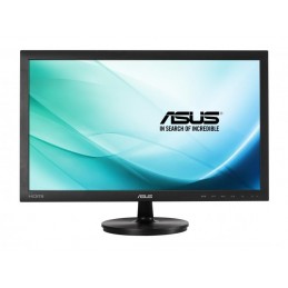 ASUS Monitor 23.6" ASUS VS247HR, FHD, TN, 16:9, WLED, 2 ms, 250 cd/m2, 170/160, 1000:1, HDMI, VGA, DVI, VESA, , Black
