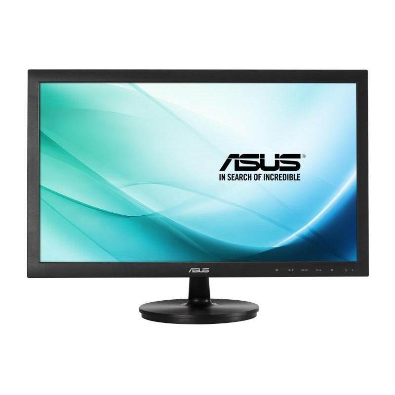 ASUS Monitor 23.6" ASUS VS247NR, FHD, TN, 16:9, WLED, 5 ms, 250 cd/m2, 170/160, 1000:1, VGA, DVI, VESA, Black