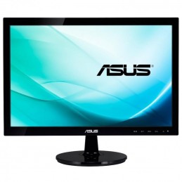 ASUS Monitor 18.5" ASUS VS197DE, FWXGA 1366*768, TN, 16:9, WLED, 5 ms, 200 cd/m2, 90/65, 600:1, VGA, VESA, Kensington lock, B...