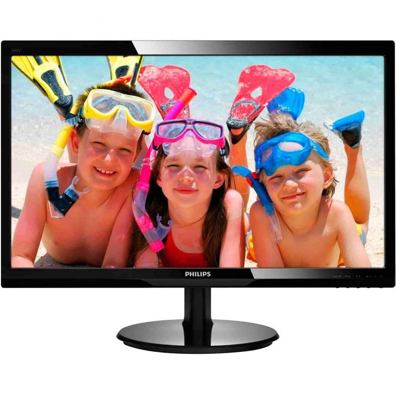 Monitoare Monitor 24" PHILIPS 246V5LSB, FHD, TN, 16:9, WLED, 5 ms, 250 cd/ PHILIPS Monitoare Monitor 24" PHILIPS 246V5LSB, FHD, TN, 16:9, WLED, 5 ms, 250 cd/ PHILIPS
