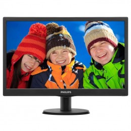 PHILIPS Monitor 18.5" PHILIPS 193V5LSB2, FWXGA 1366*768, TN, 16:9, WLED, 5 ms, 200 cd/m2, 90/65, 10M:1/ 700:1, D-SUB, VESA, ,...