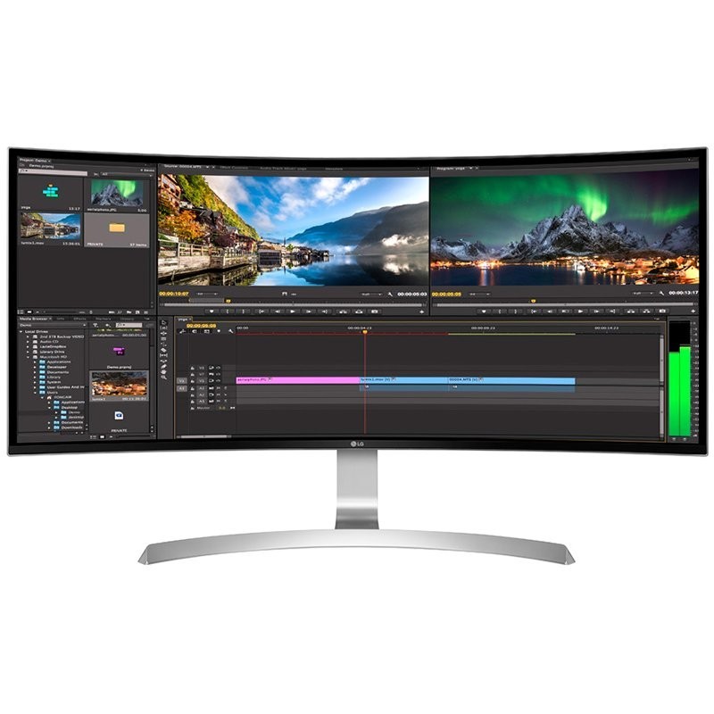 Monitoare Monitor LED LG 34" Curved 34UC99-W LED IPS 21:9 3440x1440 300 cd, 5ms, Ultrawide HDMI, DisplayPort, USB-C, FreeSync LG