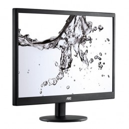 AOCAOC 18.5''(47cm) Monitor LED E970SWN (18.5'', 16:9, 1366x768, LED, 200 cd/m2, 20.000.000 : 1, 5 ms, 90/50°, VGA, Black, Wa...