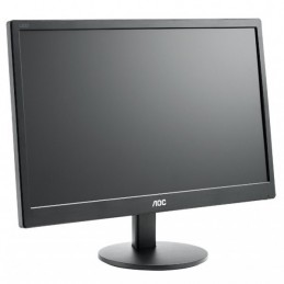 AOCAOC Monitor LED E2070SWN (19.5'', TN, 16:9, 1600x900, 5 ms, 600:1, 20M:1, 90/50, 200 cd/m2, VGA, Tilt: -3/+10, VESA) Black