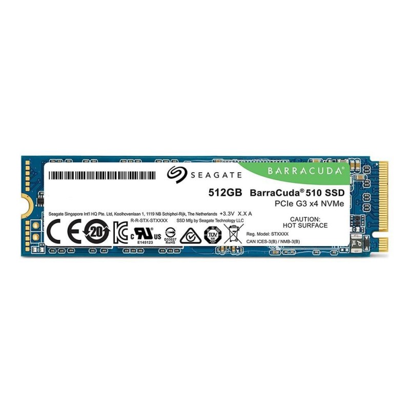 Hard Disk SSD SG SSD 512GB M.2 2280 PCIE BARRACUDA 510 Seagate Hard Disk SSD SG SSD 512GB M.2 2280 PCIE BARRACUDA 510 Seagate