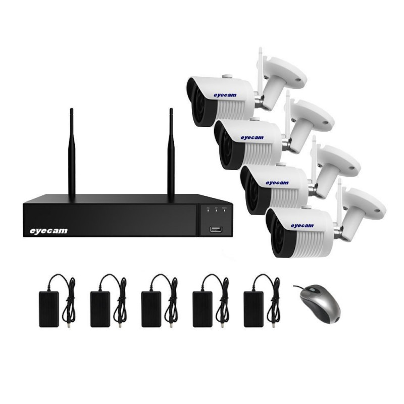 EyecamSistem supraveghere video Wifi 5MP 4 camere Eyecam