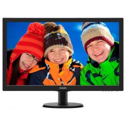 PHILIPS Monitor 27" PHILIPS 273V5LHSB, FHD, TN, 16:9, WLED, 1 ms, 300 cd/m2, 170/160, 10M:1, HDMI, D-SUB, VESA, Black