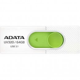 ADATAUSB UV320 64GB WHITE/GREEN RETAIL
