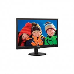 Monitoare  Monitor 19.5" PHILIPS 203V5LSB26, 1600*900, TN, 16:9, WLED, 5 ms, 200 cd/m2, 90/50, 600:1, D-SUB, VESA, Kensington...