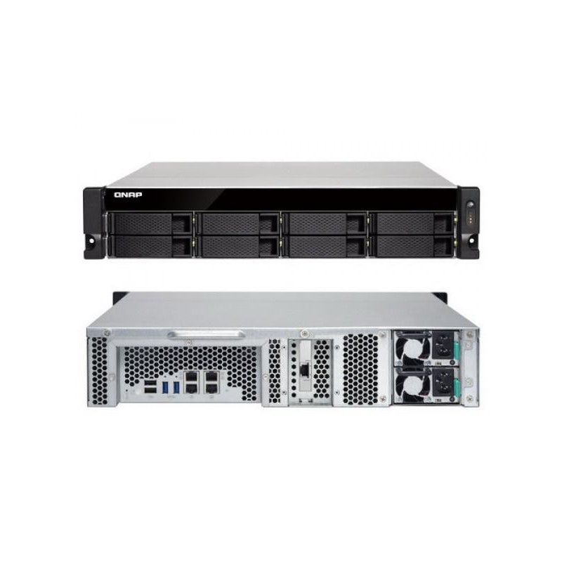 QNAPQNAP NAS 8BAY 2U GX-420MC 2.0GHZ 4GB RAM