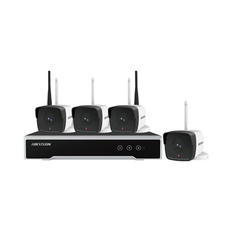 Sisteme supraveghere Hikvision KIT 4CAMERE BULLET+1NVR+1HDD WIFI 2MP HIKVISION