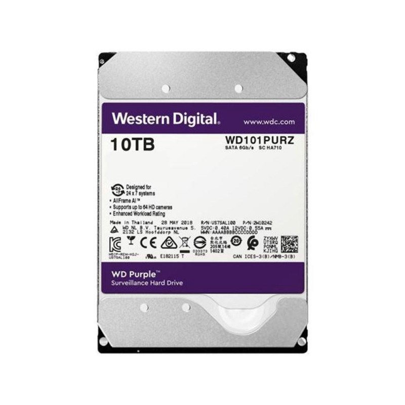 WDWD HDD 3.5 10TB SATA WD101PURZ