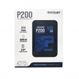 PATRIOTPT SSD 512GB SATA-III 2.5 P200S512G25