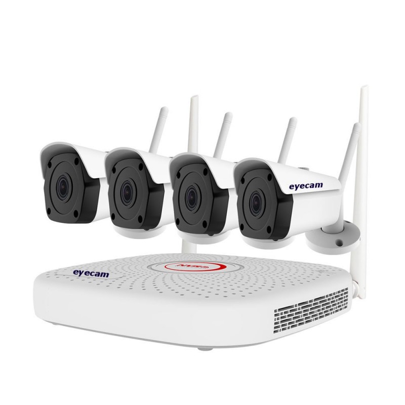 EyecamSistem supraveghere video WiFi 5MP 25M 4 camere Eyecam