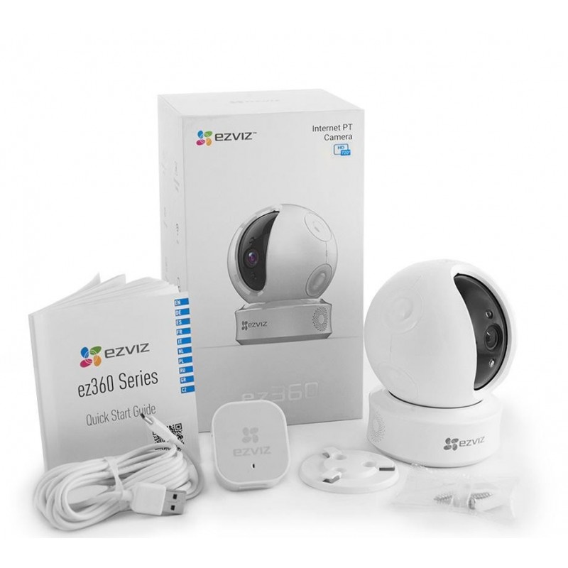 EZVIZCAMERA WIFI 1080P IR10M 4MM PAN TILT