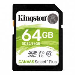 Carduri memorie SD CARD KS 64GB CL10 UHS-I SELECT PLUS KINGSTON