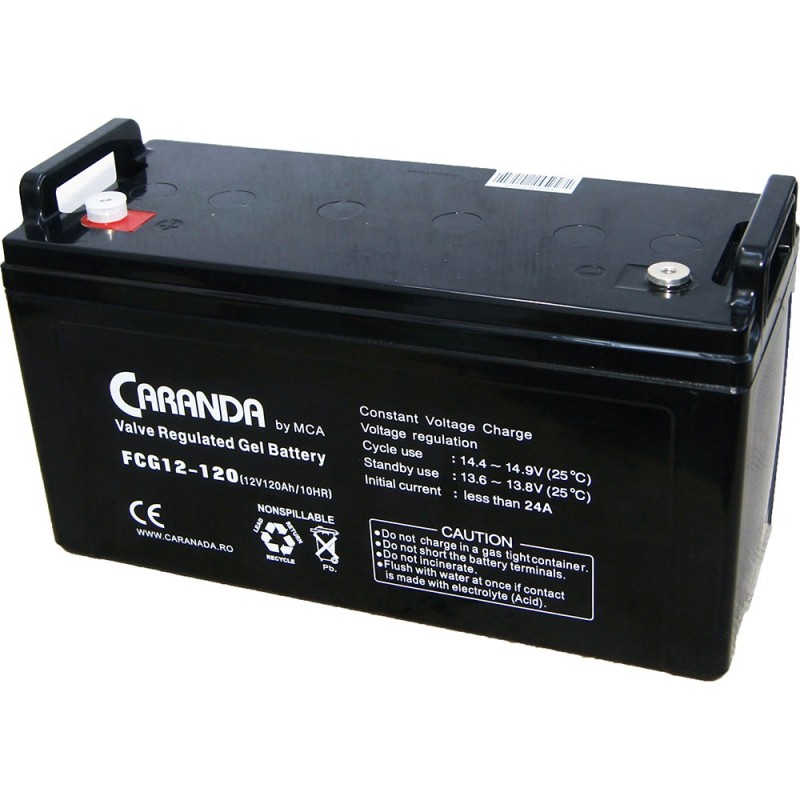 Baterii si acumulatori Baterie Gel VRLA Caranda 12V 120A Caranda Baterii si acumulatori Baterie Gel VRLA Caranda 12V 120A Caranda