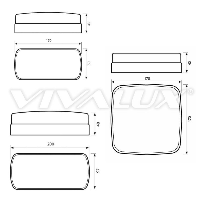 VIVALUXPLAFONIERA LED VIVALUX VIV004148