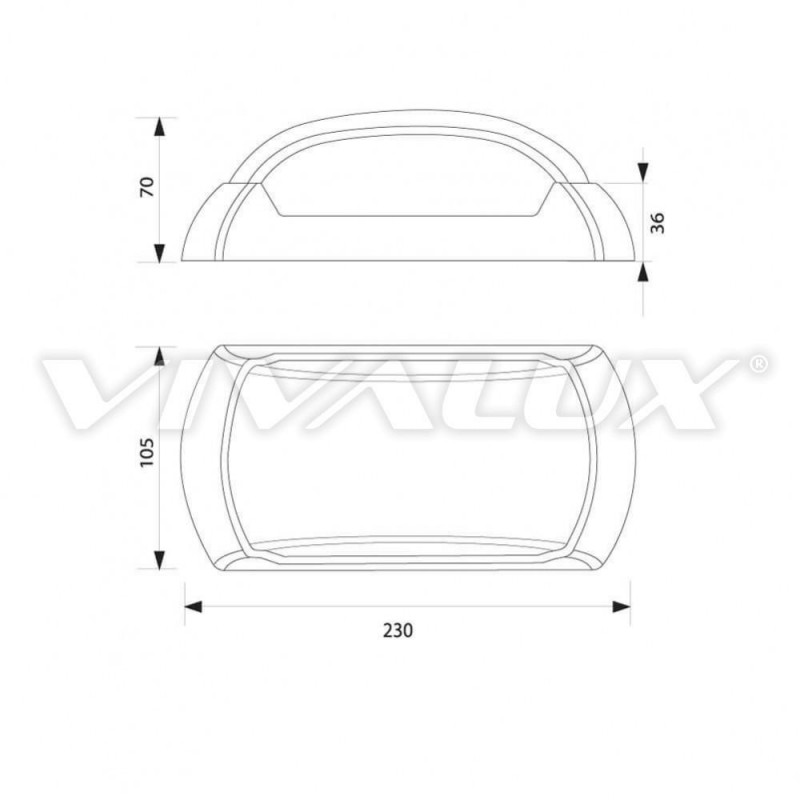 VIVALUXPLAFONIERA LED VIVALUX VIV004085