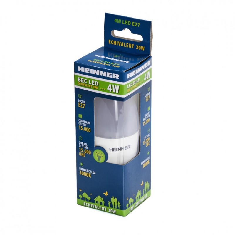 HEINNERBEC LED HEINNER CANDLE 4W HLB-C4WE143K