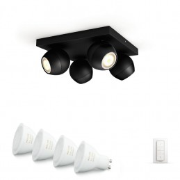 SPOT LED PHILIPS HUE BUCKRAM 4X5.5W