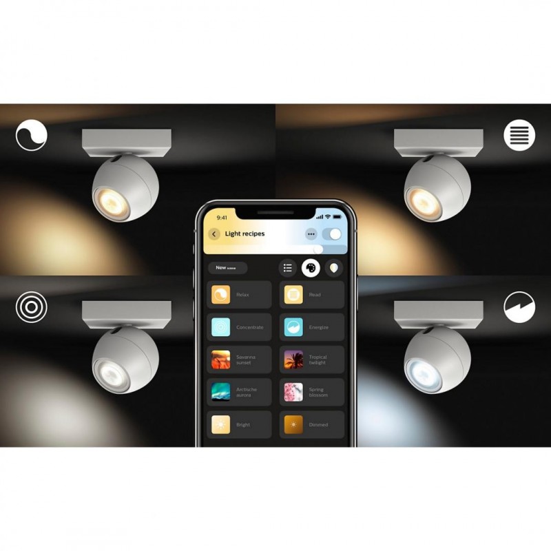 PHILIPSSPOT LED PHILIPS HUE GU10 BUCKRAM